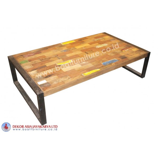 Wood Coffee Table | Industrial Furniture | Iron Furniture